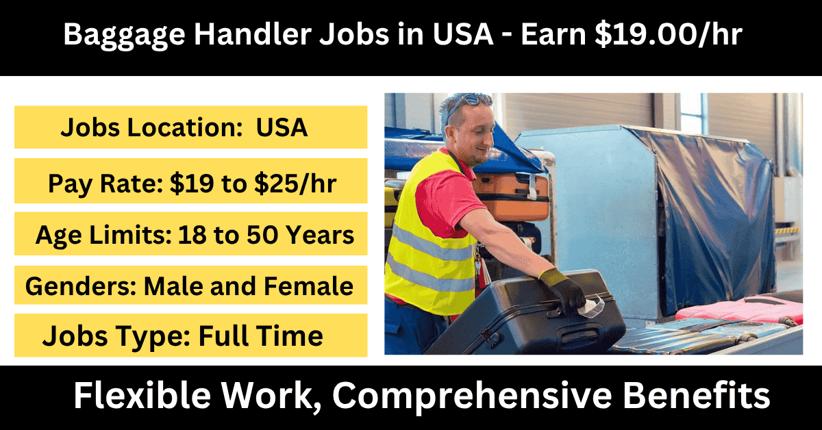 Baggage Handler Jobs in USA